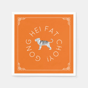 Chinese New Year Origami Tiger Servet