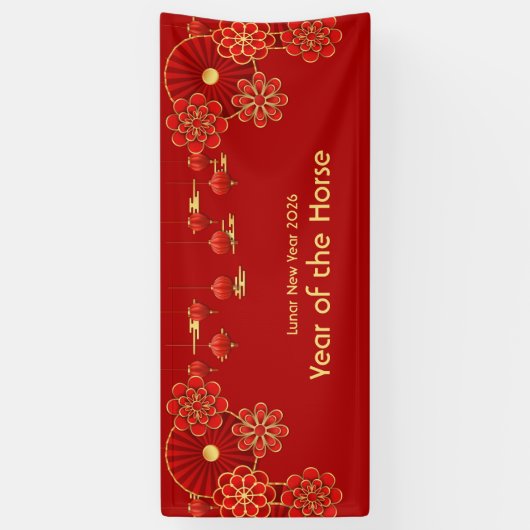 Chinese New Year Spandoek (Verticaal)