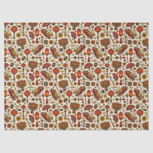 Chinese New Year  Tissuepapier (Voorkant)