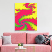 Chinese nieuwe jaardraak van het letterlijk Canvas (Insitu (Woonkamer))