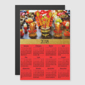 Chinese nieuwe jaarkalender 2018 Magnetische fotok (Voorkant / Achterkant)