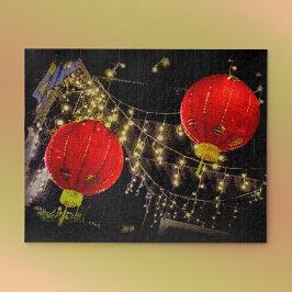 Chinese nieuwe jaarlantaarns legpuzzel