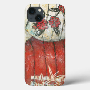 Chinese nieuwe jaarlantaarns met Floral Print iPhone 13 Hoesje