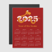 Chinese Nieuwe Maanjaar Zodiac Snake 2025 Kalender (Voorkant / Achterkant)