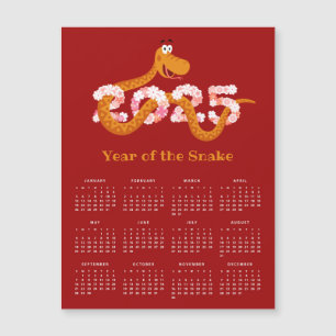 Chinese Nieuwe Maanjaar Zodiac Snake 2025 Kalender
