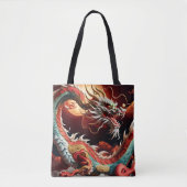 Chinese Nieuwjaar Dragon Zodiac Verjaardag TB03 Tote Bag (Voorkant)