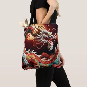 Chinese Nieuwjaar Dragon Zodiac Verjaardag TB03 Tote Bag