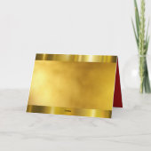 Chinese Nieuwjaar Slang Origami stijl 2025 wensen  Feestdagen Kaart (Achterkant)