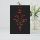 chinese nieuwjaar van de geit kaart (Staand voorkant)