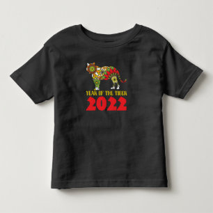 Chinese Nieuwjaar van de Tijger 2022 Kinder Shirts