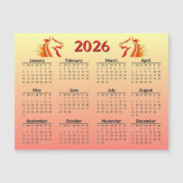 Chinese Nieuwjaar van het Paard 2026 Kalender