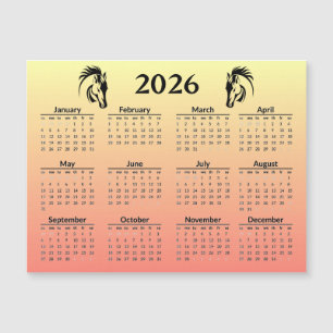 Chinese Nieuwjaar van het Paard 2026 Kalender 