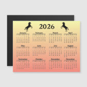 Chinese Nieuwjaar van het Paard 2026 Kalender (Voorkant / Achterkant)