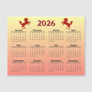 Chinese Nieuwjaar van het Paard 2026 Kalender 