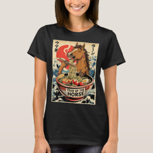 Chinese Nieuwjaar van het Paard 2026 Ramen Me T-shirt