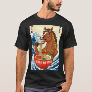Chinese Nieuwjaar van het Paard 2026 Ramen Me T-shirt