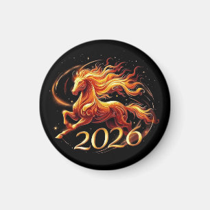 Chinese Nieuwjaar van het Paard 2026 Vieringen Magneet