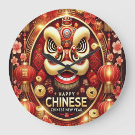 Chinese Nieuwjaar wandklok