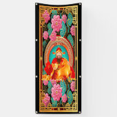 Chinese nieuwjaarbanner spandoek (Verticaal)