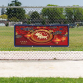 Chinese nieuwjaarbanner spandoek (Insitu)