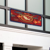 Chinese nieuwjaarbanner spandoek (Buitenkant Gebouw)