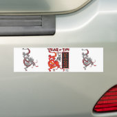 Chinese nieuwjaardraak bumpersticker (Op auto)