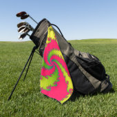 Chinese nieuwjaardraak golfhanddoek (Groen)