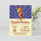 Chinese nieuwjaardraak kaart (Staand voorkant)