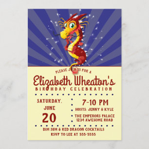 Chinese nieuwjaardraak kaart