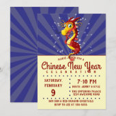 Chinese nieuwjaardraak kaart (Voorkant / Achterkant)