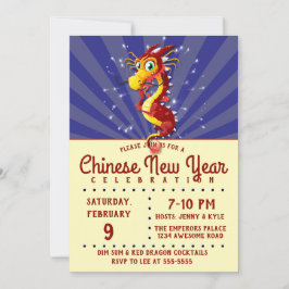 Chinese nieuwjaardraak kaart