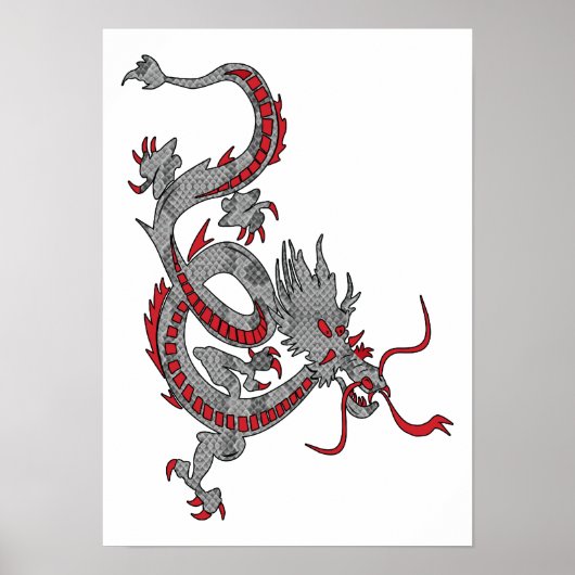 Chinese nieuwjaardraak poster (Voorkant)