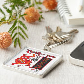 Chinese nieuwjaardraak sleutelhanger (Zijkant)