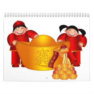 Chinese nieuwjaarkalender kalender