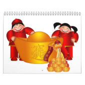 Chinese nieuwjaarkalender kalender (Hoes)
