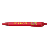 Chinese nieuwjaars Dragon Fractal Personalized Pen (Bodem)