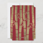 Chinese nieuwjaars Dragon Holiday Kaart (Achterkant)