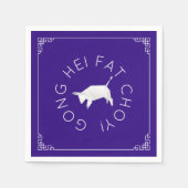 Chinese nieuwjaars origami Ox Servet (Voorkant)