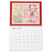 Chinese nieuwjaarsagenda voor de astrologie 2014 kalender (Feb 2026)