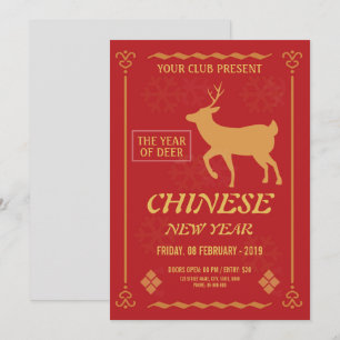 Chinese nieuwjaarsbrochure kaart
