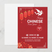 Chinese nieuwjaarsbrochure kaart (Voorkant / Achterkant)