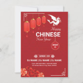 Chinese nieuwjaarsbrochure kaart (Voorkant)