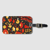 Chinese nieuwjaarsfeestdag bagagelabel (Voorkant (horizontaal))