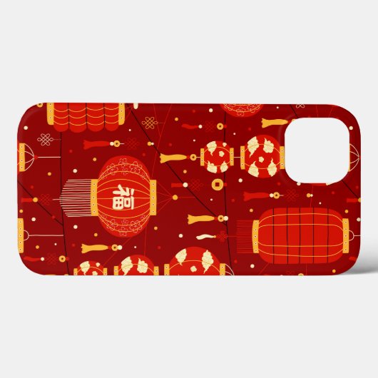 Chinese nieuwjaarslampen Case-Mate iPhone case (Achterkant (horizontaal))