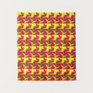 Chinese nieuwjaarslandbouw wandkleed