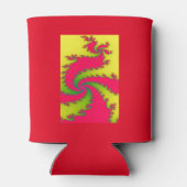 Chinese nieuwjaarslanddrakenfractale Koelbox Blikjeskoeler (Achterkant)