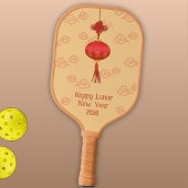 Chinese Nieuwjaarslantaarn, Asia Cloud Pattern Pickleball Paddle