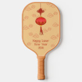 Chinese Nieuwjaarslantaarn, Asia Cloud Pattern Pickleball Paddle (Voorkant)