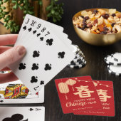 Chinese/Nieuwjaarslantaarns Pokerkaarten (Insitu)