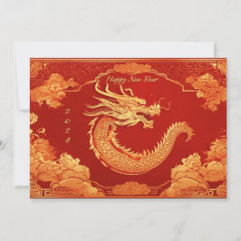 Chinese nieuwjaarspartij kaart